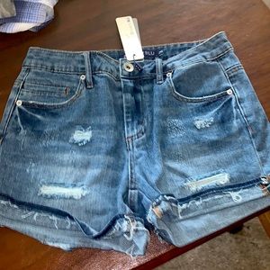 Denim shorts